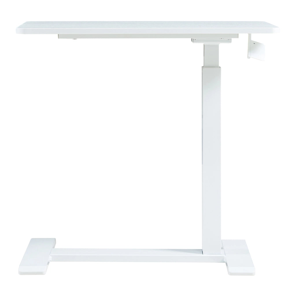 Tavolo per Notebook Klirg con Piano Regolabile in Altezza - Bianco [en.casa]