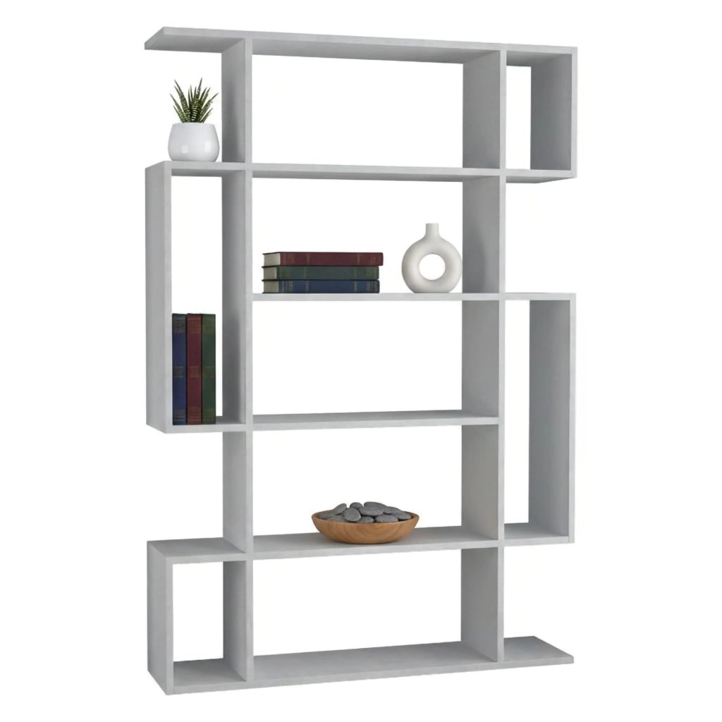 Biblioteca Marcellin, Libreria 4 Ripiani, 110x26x161h cm Bianco