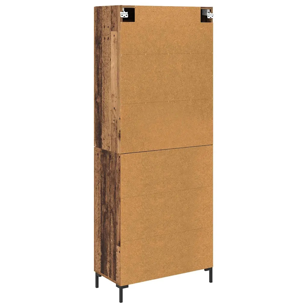 Credenza 2 pcs Legno vecchio Legno multistrato