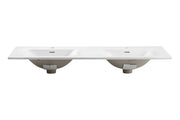 Lavabo per mobile a due vasche 120 cm Lavabi per mobile 121 x 17 x 46 cm