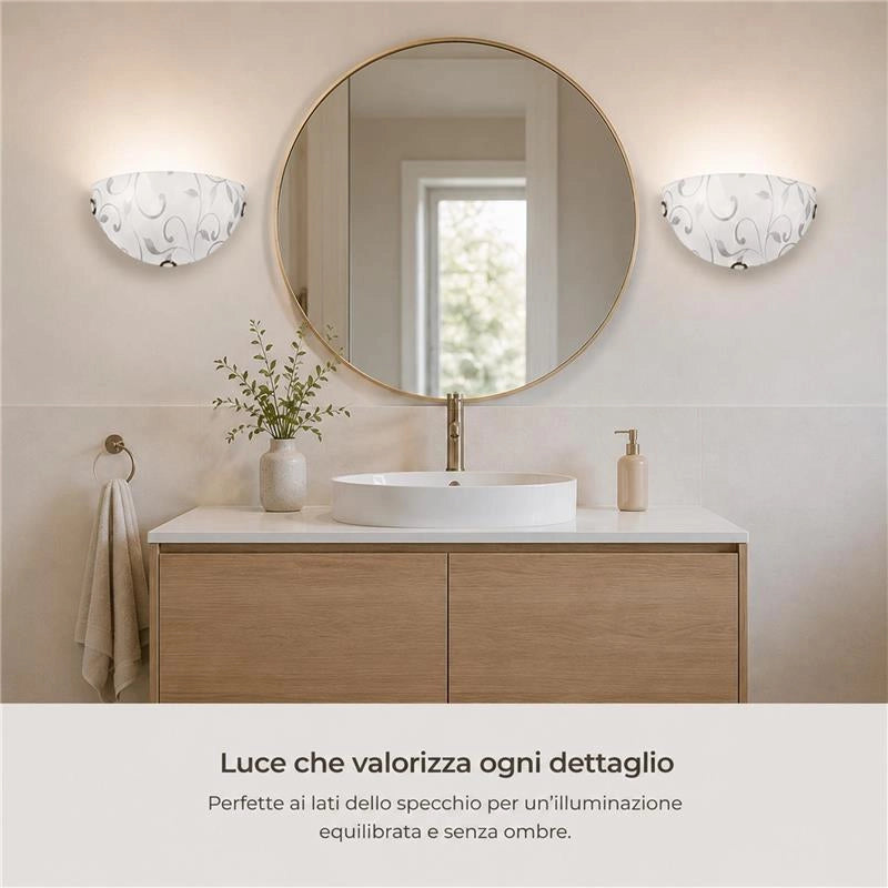 LENA LAMPADA APPLIQUE 1 LAMPADINA E27 30 CM