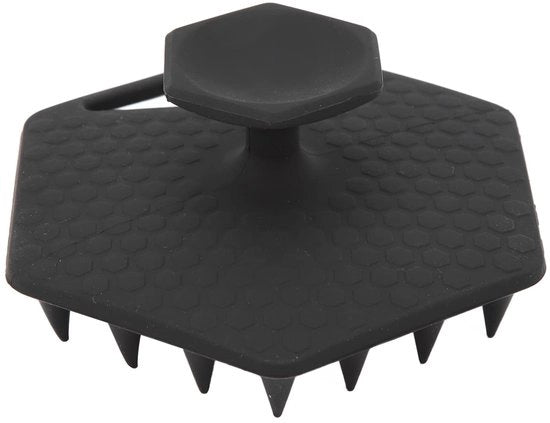 Spazzola per barba a silicone morbido - Spazzola esfoliante per barba - Profonda pulizia - Favorisce la crescita dei peli - Migliora la circolazione del sangue - Idrofilo