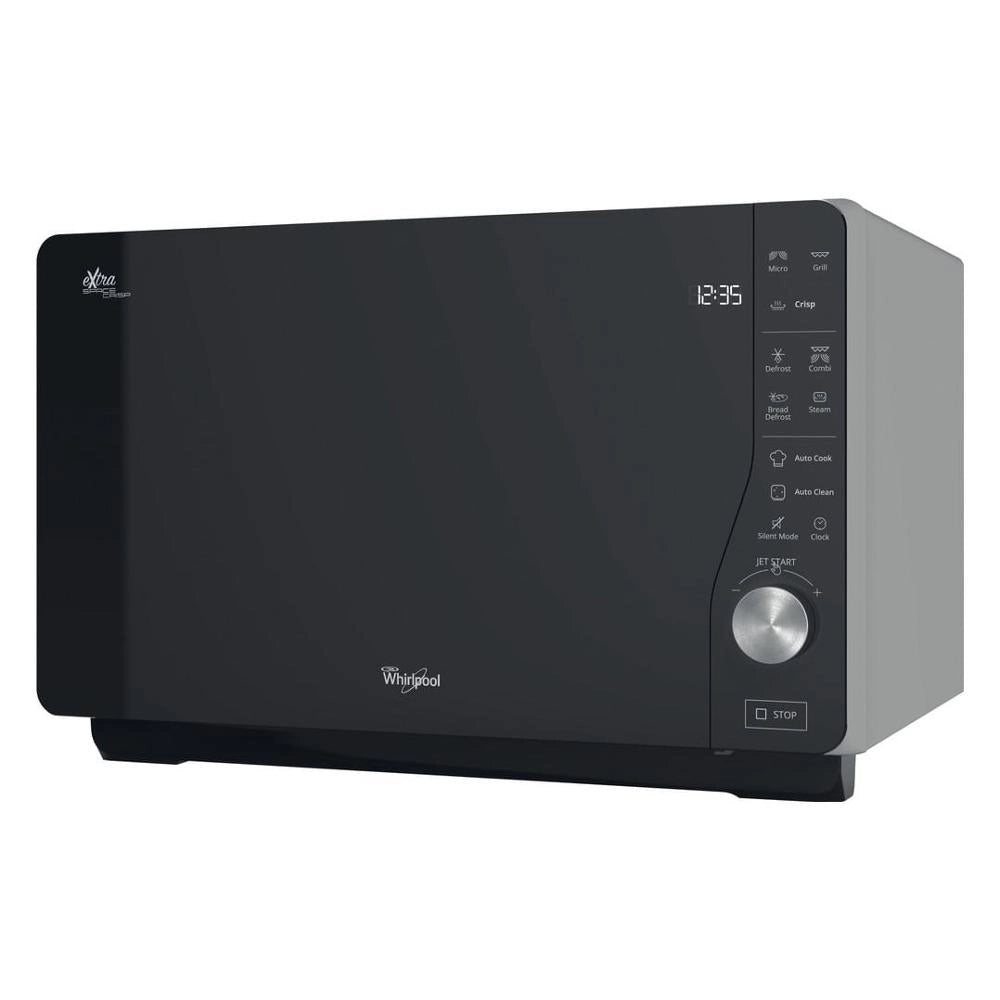 Forno a Microonde a Libera Installazione Whirlpool MWF 427 SL ExtraSpace 25 L con Grill (A32×L49×P42,6) Argento e Nero