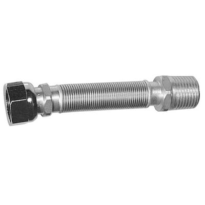 FLESSIBILE INOX RACCORDO IN OTTONE MM 130 / 220  ACQUA PARIGI- 3/4- PARIG- pezzi 1