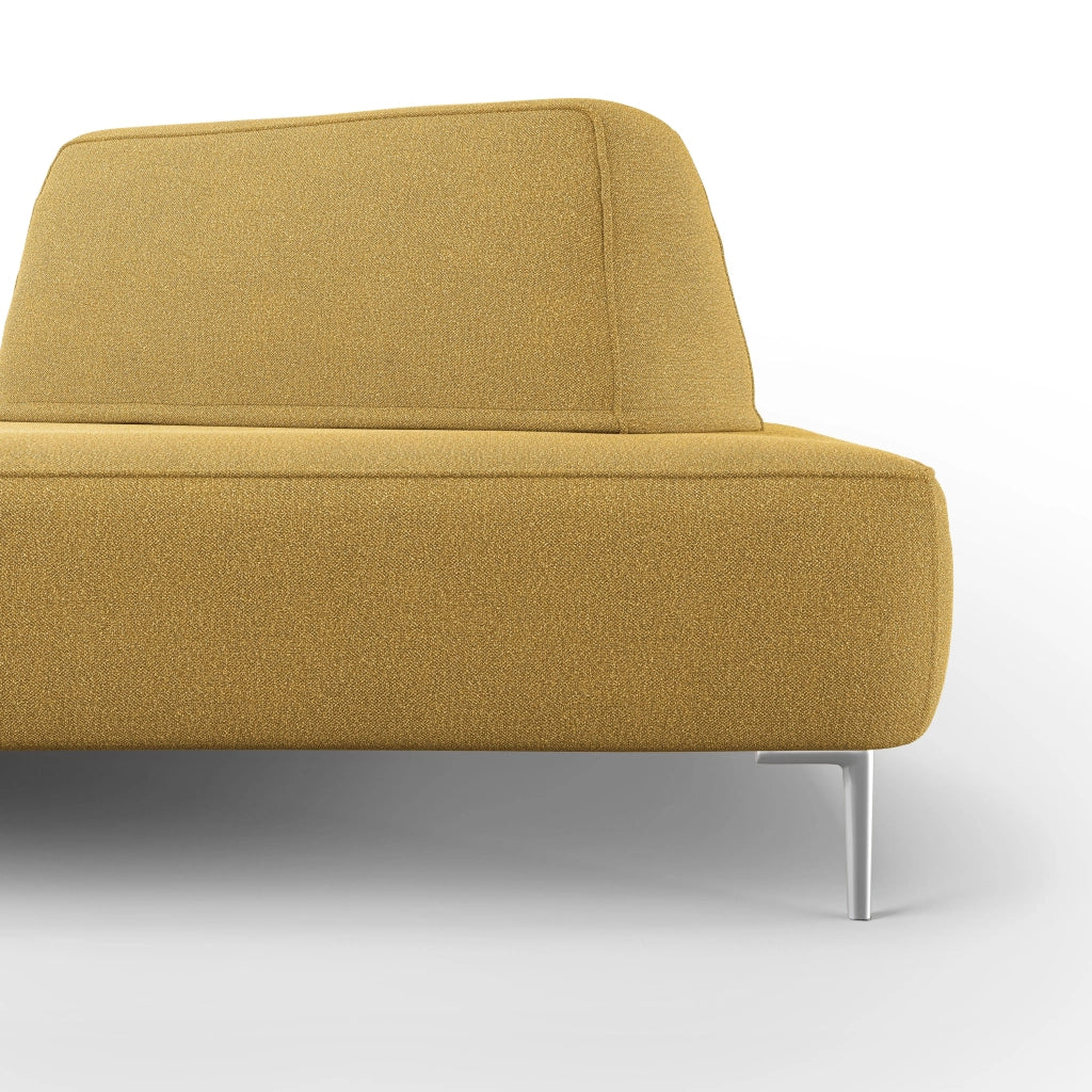 Newton Divano modulare con schienali movibili T07 212 cm giallo