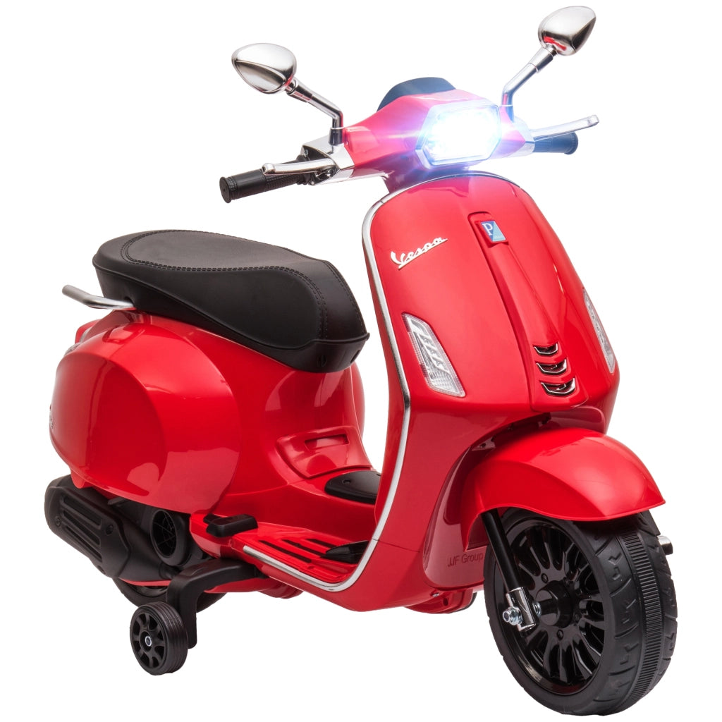 Moto Elettrica per Bambini ¨C Zephmum ¨C Rosso, 3 km/h, 35 kg