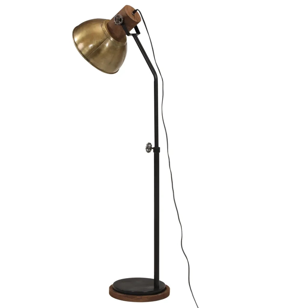 Lampada da Terra 25 W Ottone Anticato 30x30x100-150 cm E27 CFW7287610