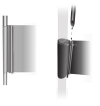 Telo di Occultazione Striscia Soft Verdemax 20x350 cm in PVC Resistente a UV Grigio