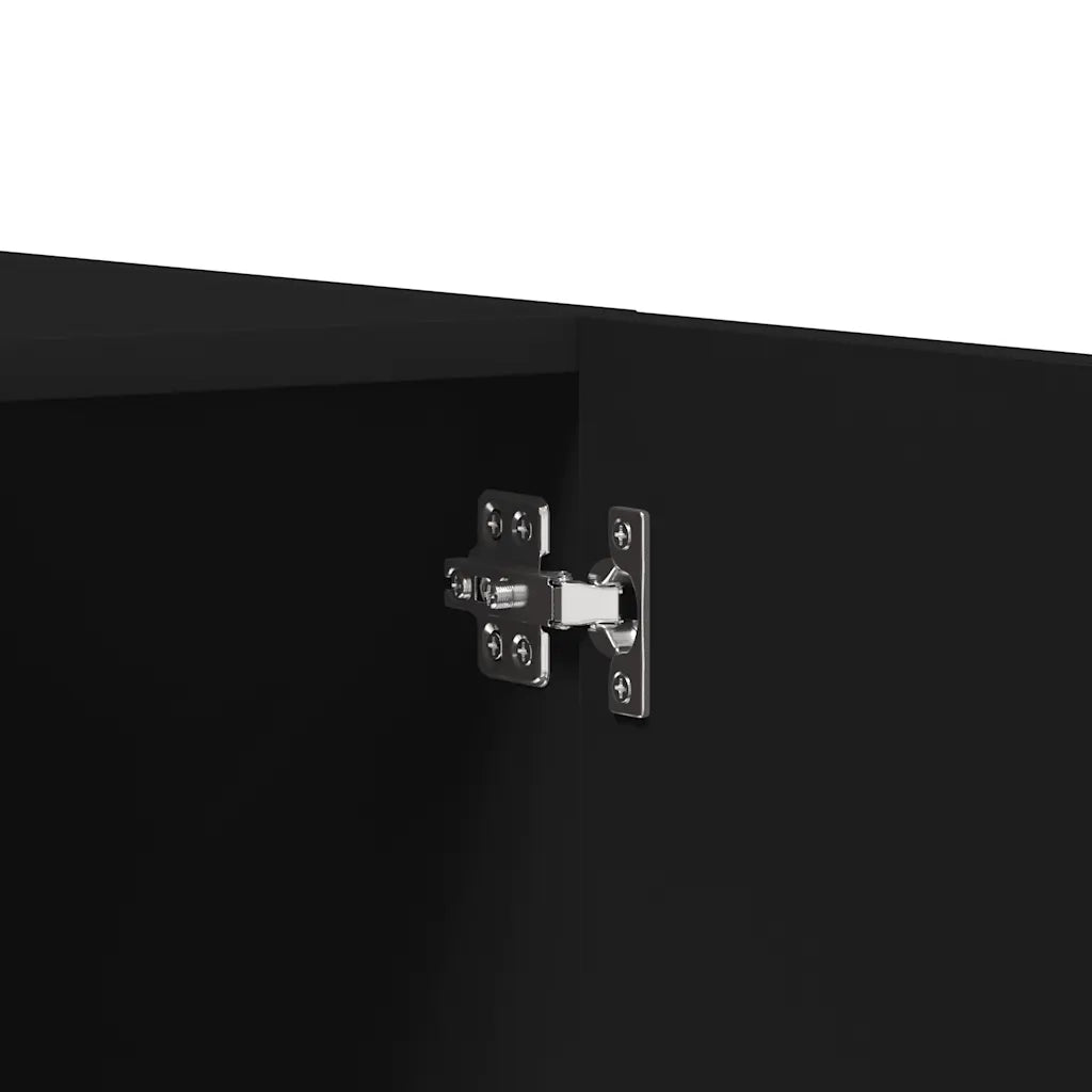 Armadio Nero 80x52x180 cm in Legno Multistrato CFW7384171