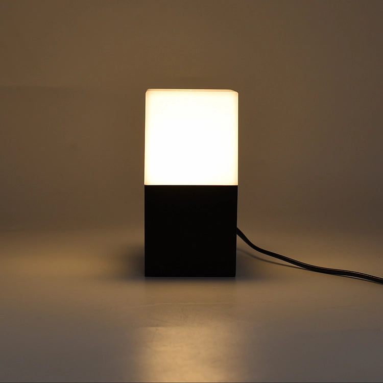 APPLIQUE DA PARETE PER ESTERNO IN ALLUMINIO NERO E ACRILICO ATTACCO E27 - COMPATIBILITA' CON LAMPADINE FINO A 12W
