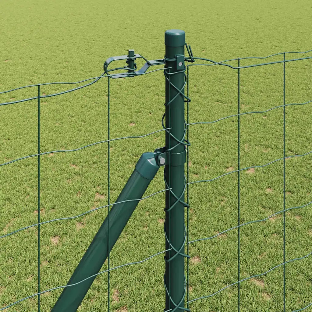 Recinzione con Posto Verde 1,5 x 10 m Acciaio
