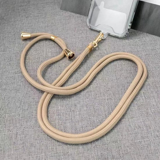 Cavo Telefono Universale – Nylon Cavo Telefono Adattabile – Cavo GSM – Cavo Telefono Champagne