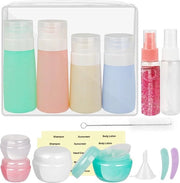 Bagagli da viaggio - formato di viaggio vuoto, flaconi da viaggio riutilizzabili, cosmetici, shampoo, liquidi - flaconi da viaggio - impermeabili - riutilizzabili