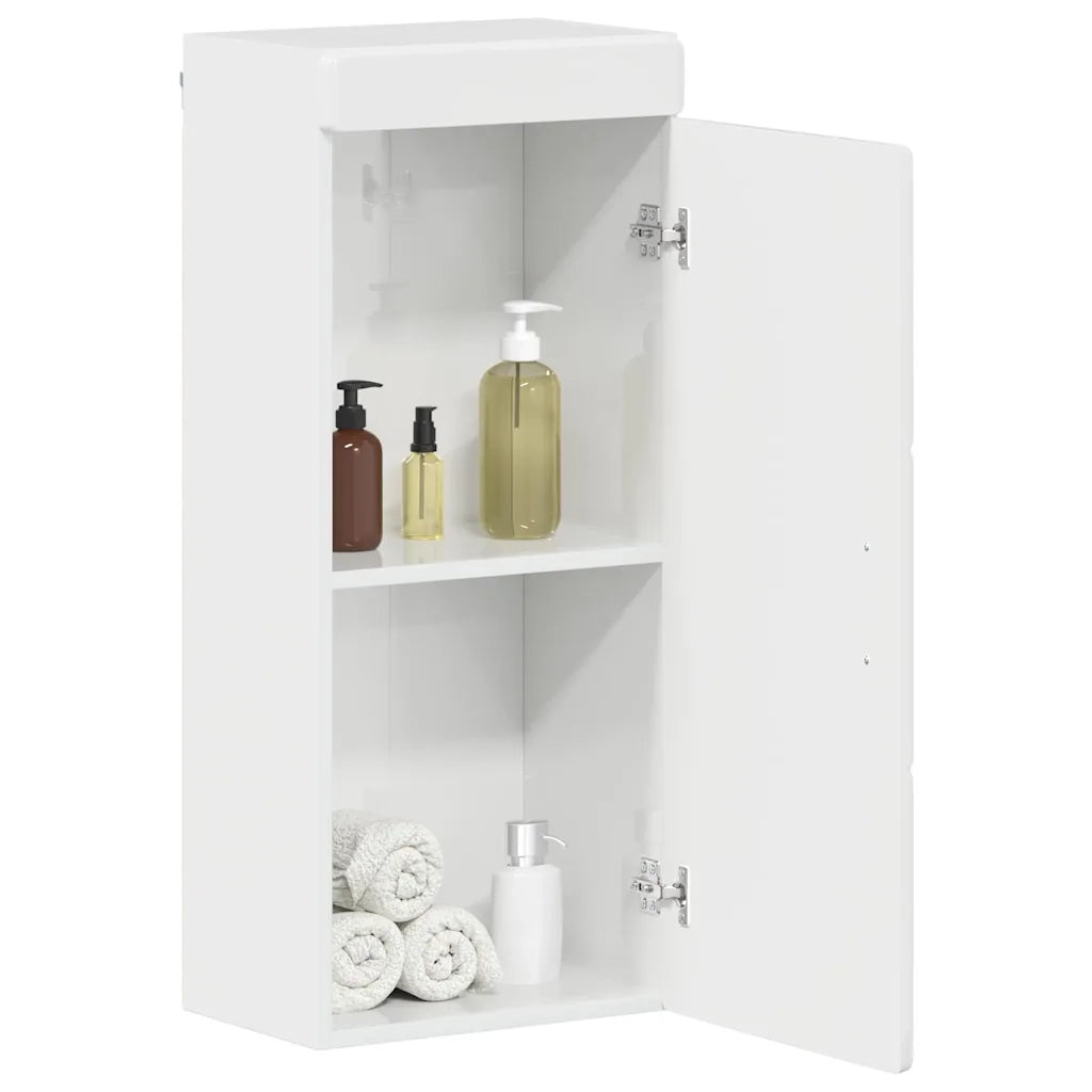 Armadio da bagno a muro TULUM Bianco Lucido 37 x 24,5 x 86 cm