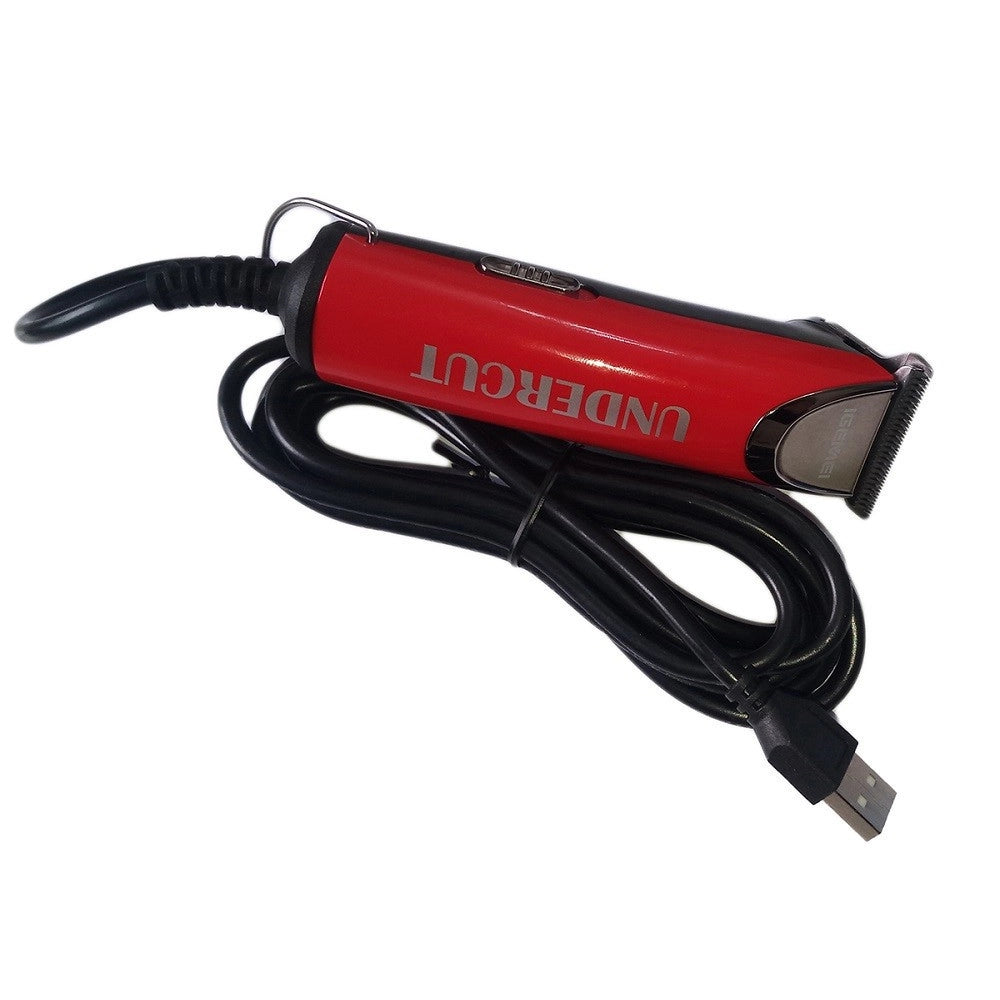 Trade Shop - Tagliacapelli Rasoio Regola Barba Taglia Capelli Ricaricabile Viaggio Usb Gm-850 -