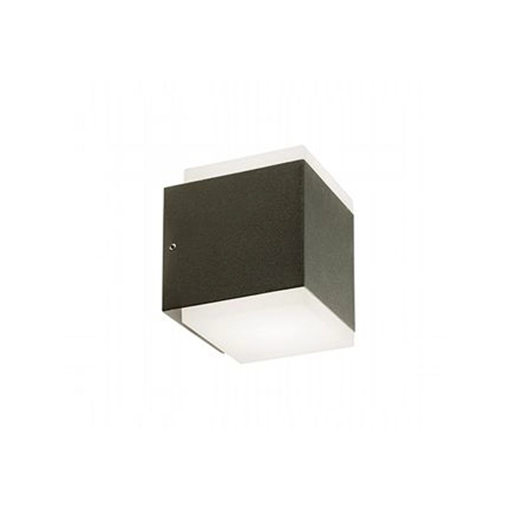 Applique Da Esterno Tango Alluminio E Termoplastica Grigio Led 7,2+7,2W 4000K