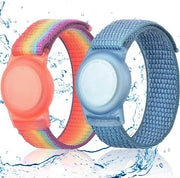 Set di bracciali per AirTag acqua resistente - set di 2 - nylon morbido - portaholder GPS - protezione sicura - copertura completa