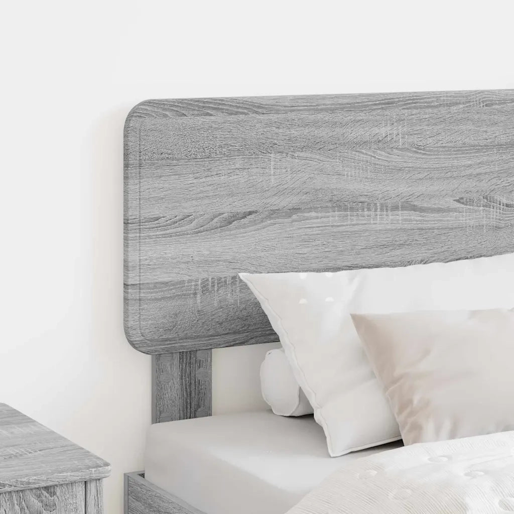 Testiera-Testata-Testiera Decorativa Grigio Sonoma 90 cm Legno multistrato 547209