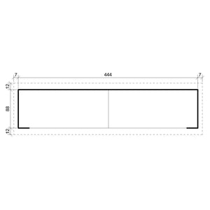 Legnaia da Esterno in Legno - 112x458xA199 cm/6,7 m3 TIMBELA M203