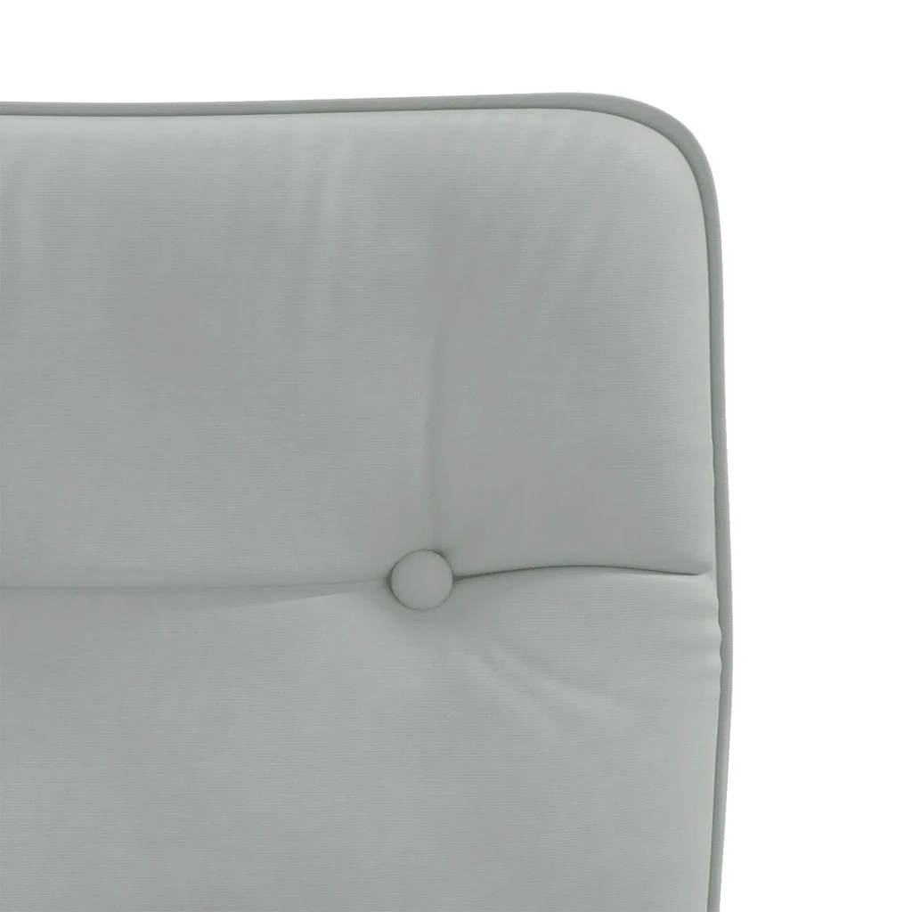 vidaXL Sedie da Pranzo 6 pz Grigio Chiaro in Velluto