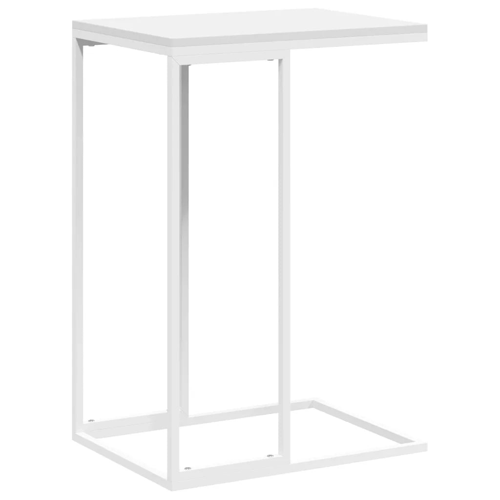Tavolino da Salotto Bianco 40x30x59 cm in Legno Multistrato 336131