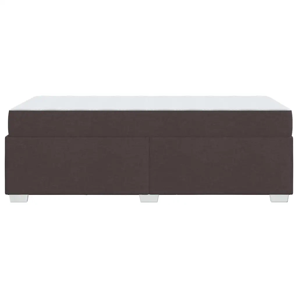 Struttura del letto Marrone Scuro 100 x 200 cm Tessuto 3399169
