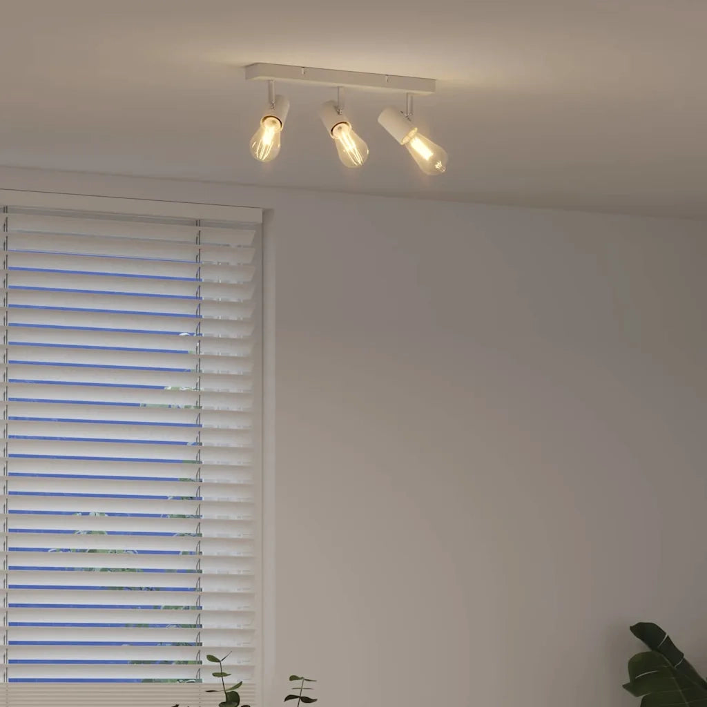 Faretto da soffitto Bianco 38 x 6,5 x 11,5 cm Metallo CFW9771879
