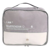 Trade Shop - Organizer Viaggio Casa Impermeabile Borsa Organizzatore Valigia Grigio 34x29x12cm 87712 -