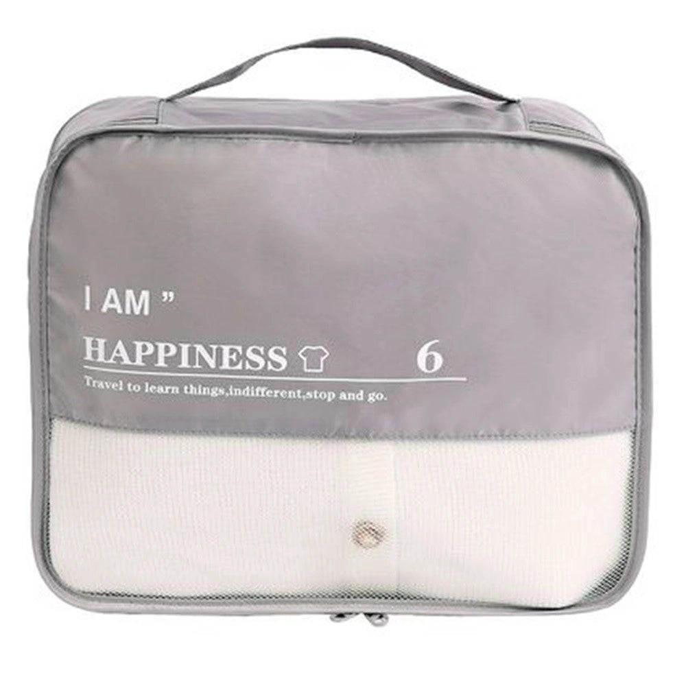 Trade Shop - Organizer Viaggio Casa Impermeabile Borsa Organizzatore Valigia Grigio 34x29x12cm 87712 -