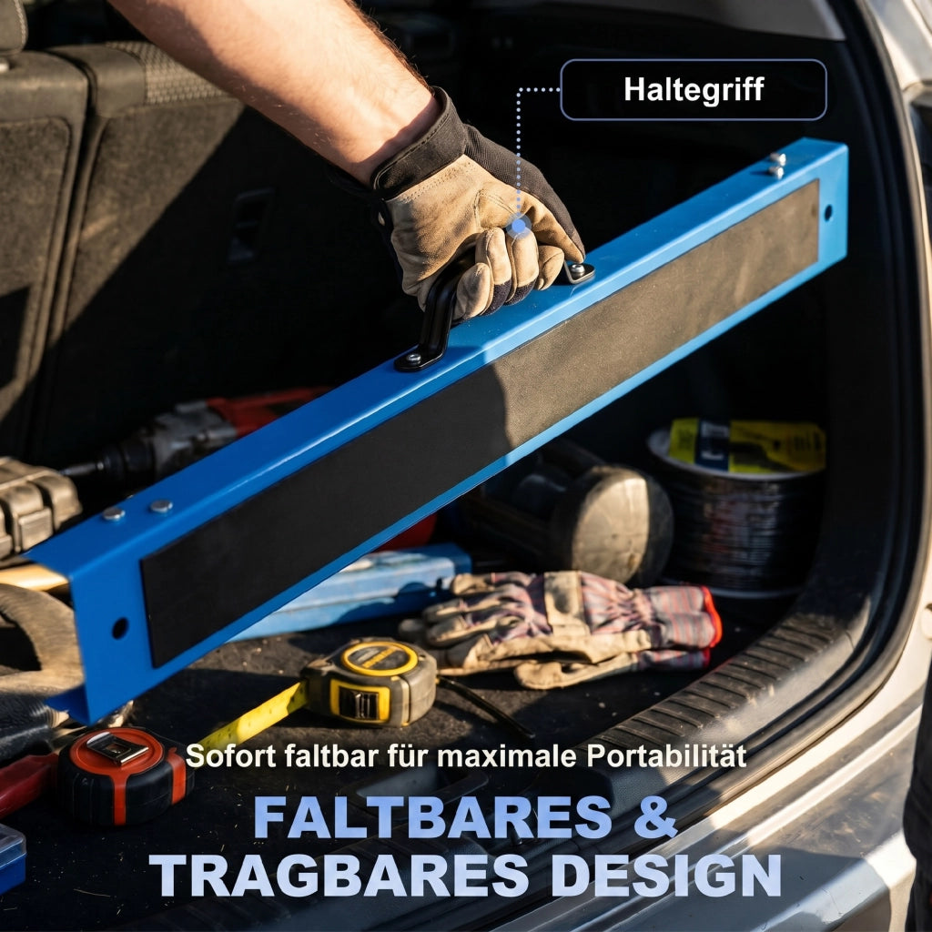 Cavalletto da carpentiere pieghevole ¨C zephmum ¨C Blu e Nero