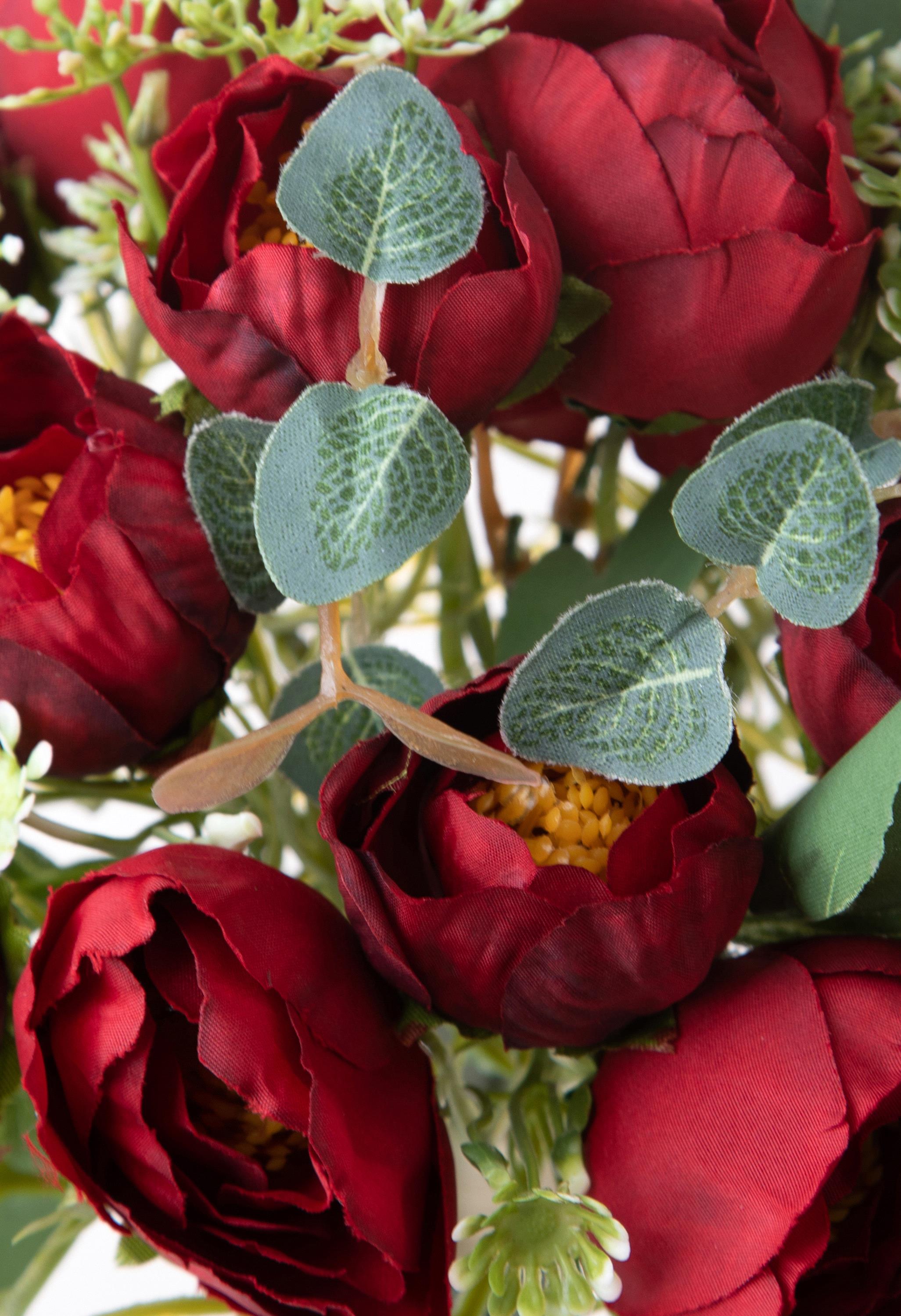 Set 4 Bouquet Artificiali di Bocci per 14 36 cm