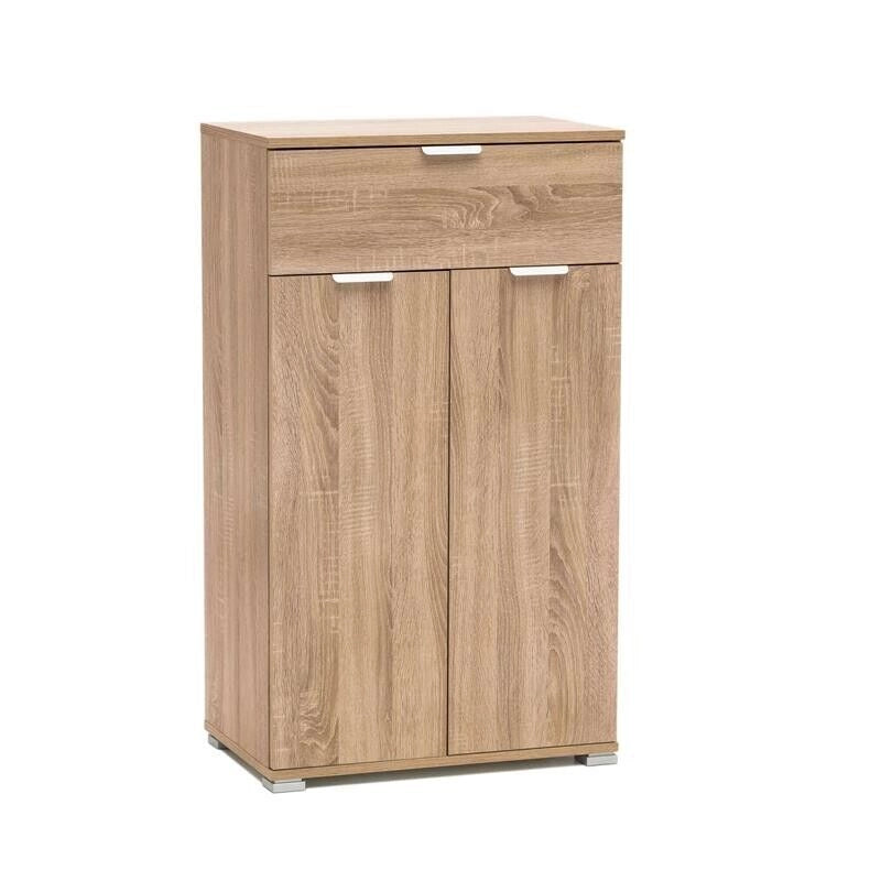 MOBILETTO CON 2 ANTE E 1 CASSETTO NATURALE 60 X 38 X H103 CM