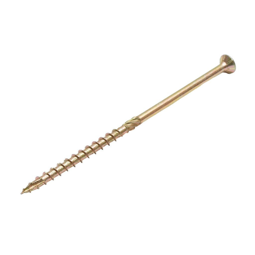 Vite autofilettante per legno a testa svasata 8x180mm tipo torx TX40, 50 pz/scatola