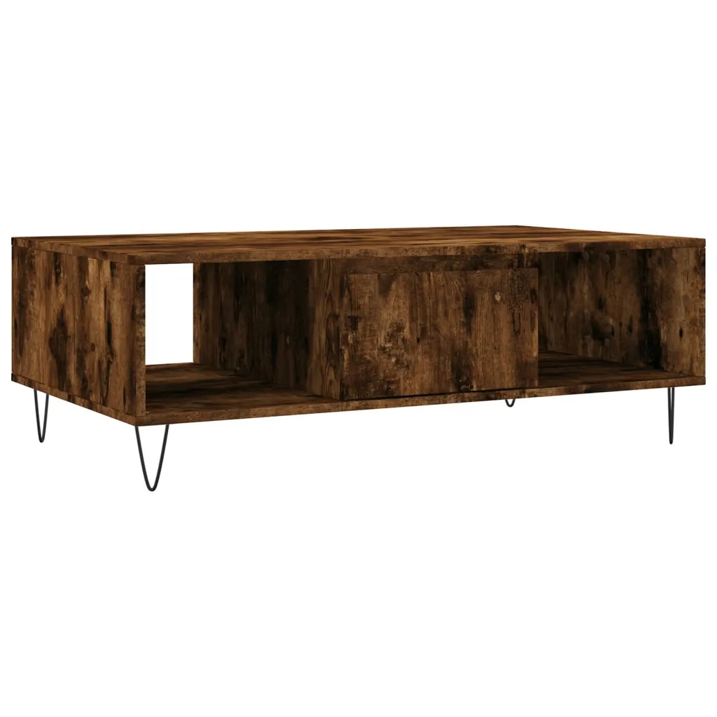 Tavolino da salotto | Tavolino da caff¨¨ | Tavolino da Soggiorno Rovere Fumo 104x60x35 cm Legno Multistrato