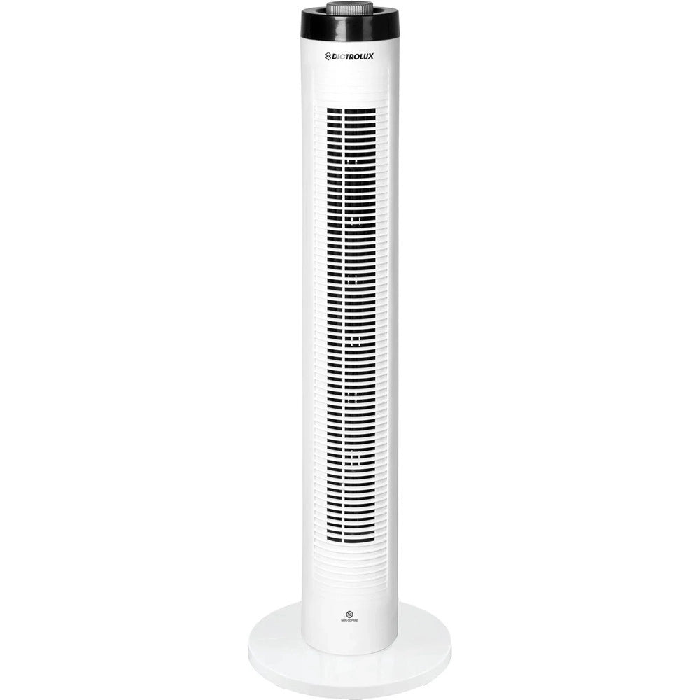 Trade Shop - Ventilatore A Colonna Regolabile Bianco 45 W 3 Velocità Oscillazione Orizzontale Maniglia -