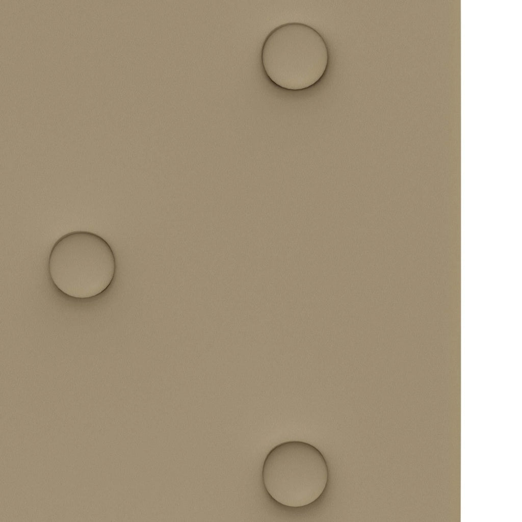 Testiera da Parete 12 pcs Cappuccino 60 x 30 cm Pelle Sintetica 42046706
