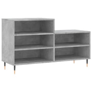 Scarpiera mobiletto portascarpe mobile per ingresso/corridoio/soggiorno 102 x 36 x 60 cm legno ingegnerizzato grigio 02_0021797