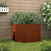 Fioriera 62x47x46 cm Acciaio Corten 821558