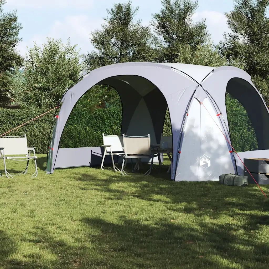 Tenda per Feste-Tenda da campeggio Bianca e Grigia Impermeabile