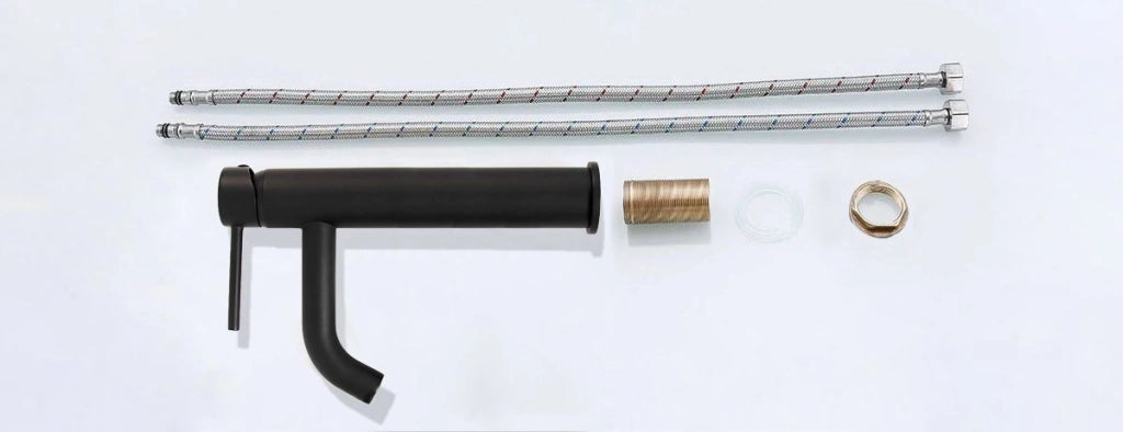 Rubinetto Da Lavabo Rea Lungo Black High
