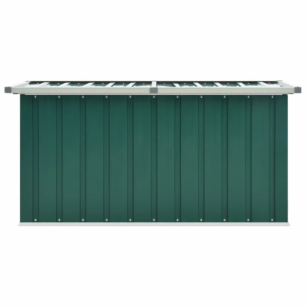 Cassapanca da giardino 129 x 67 x 65 cm verde 02_0013126
