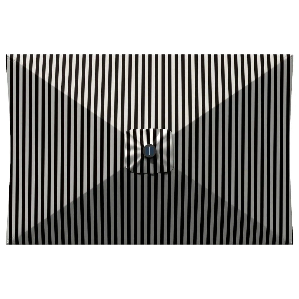 Ombrellone da giardino-Parasol da giardino con luci LED e base 200 x 300 cm Poliestere 635414