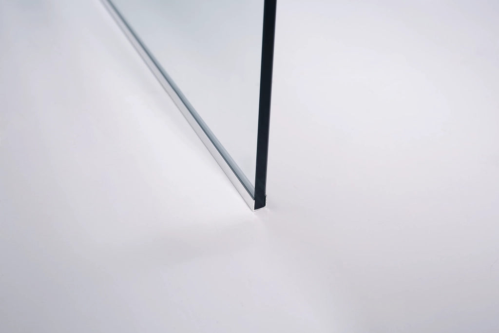 Parete walk-in SCREEN fissa + battente 70 cm (66,5-68,0), anta 40 cm, vetro trasparente, cromo lucido