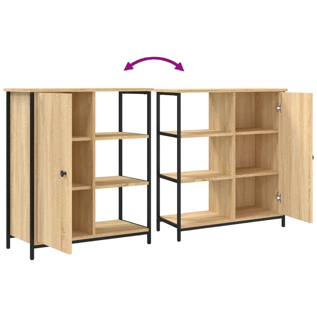 Credenza Rovere Sonoma 70x30x80 cm Legno ingegnerizzato 835490