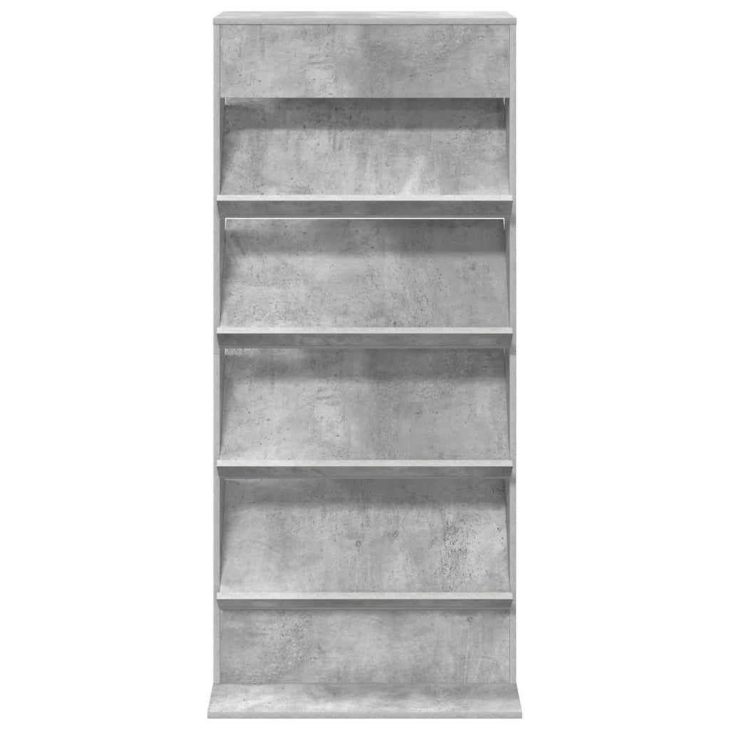 Scaffale per riviste Grigio cemento 70 x 41 x 156 cm CFW9434359