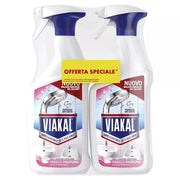VIAKAL N 1° CONTRO IL CALCARE AIUTA COMBATTERE I CATTIVI ODORI FRESCO PROFUMO ROSA DI PRIMAVERA TECNOLOGIA ANTI-GOCCIA 2X 720 ML
