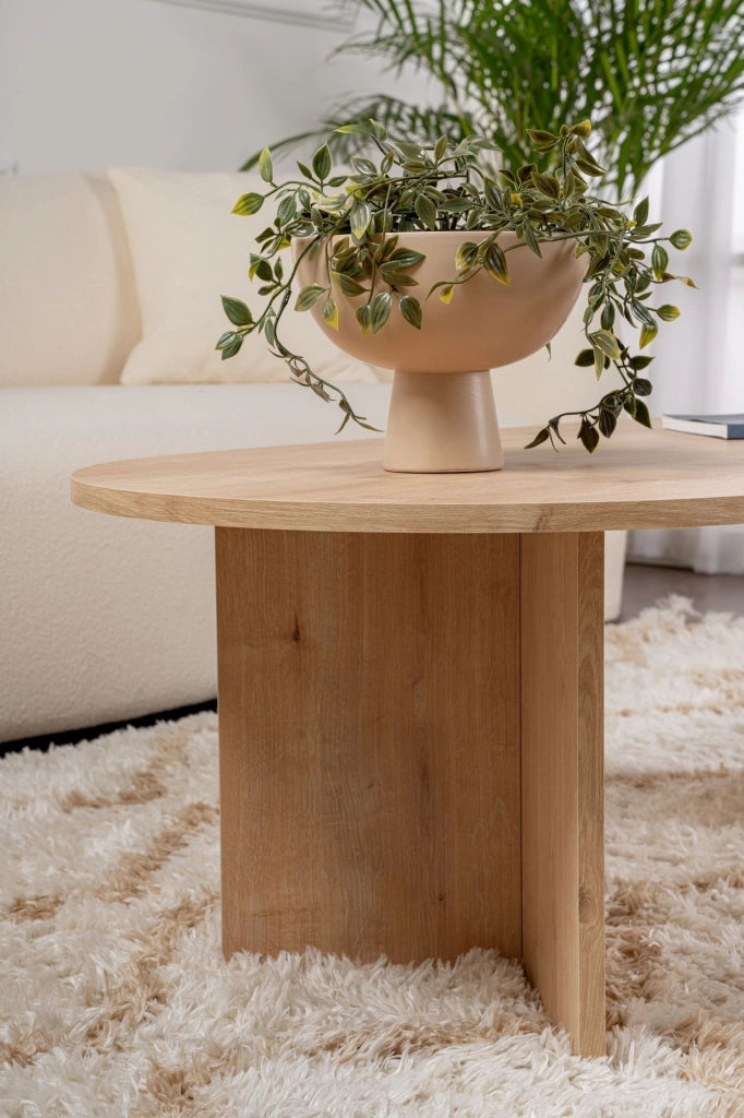 Tavolino da caffè in legno "Sand" - 60 x 119 x 40 cm - Rovere Zaffiro