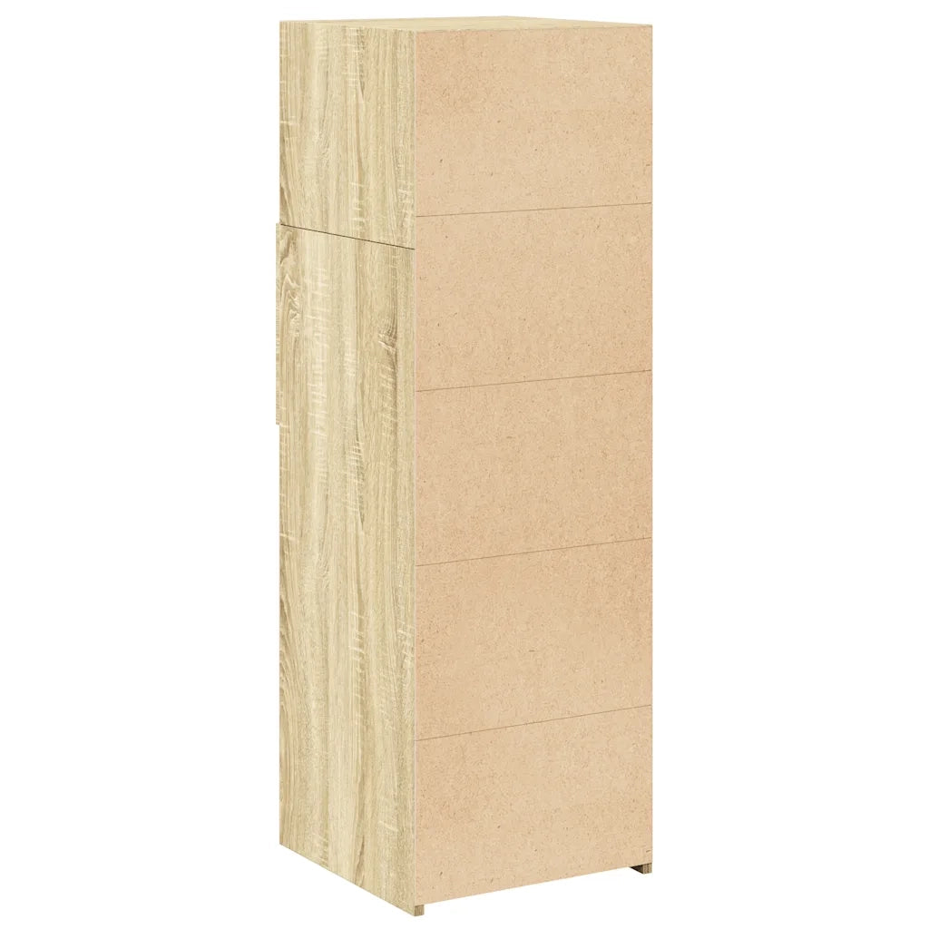 Credenza-Buffet-Armadio da cucina Rovere Sonoma 40x42,5x124 cm in Legno Multistrato 996811