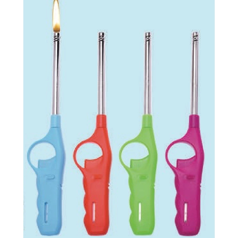 Trade Shop - Set 16 Pz Accendino Accendigas Ricaricabile Barbecue Utility Lighters 40411498 -