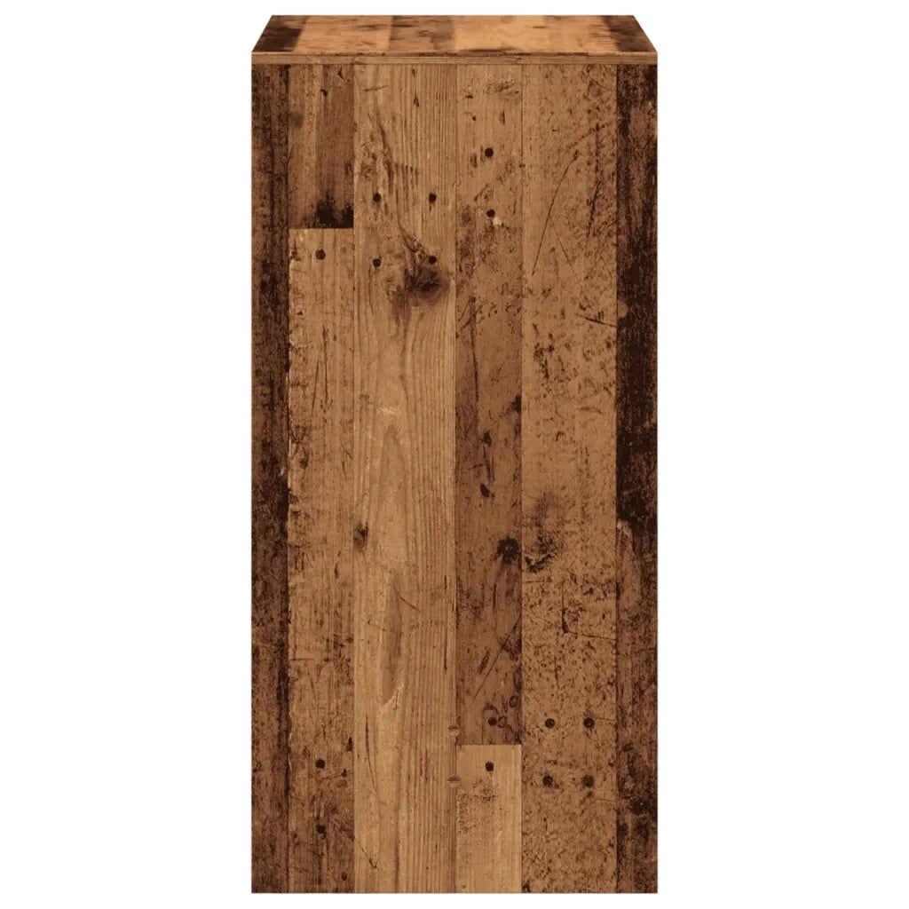 vidaXL Tavolo da Bar Legno Antico 51x50x103,5 cm in Legno Multistrato
